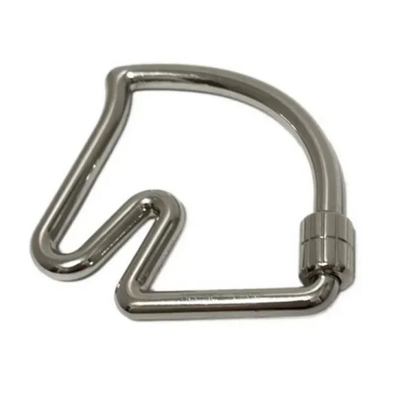 HERMES Cheval Silver Hardware Bag Charm - Picture 2 of 4